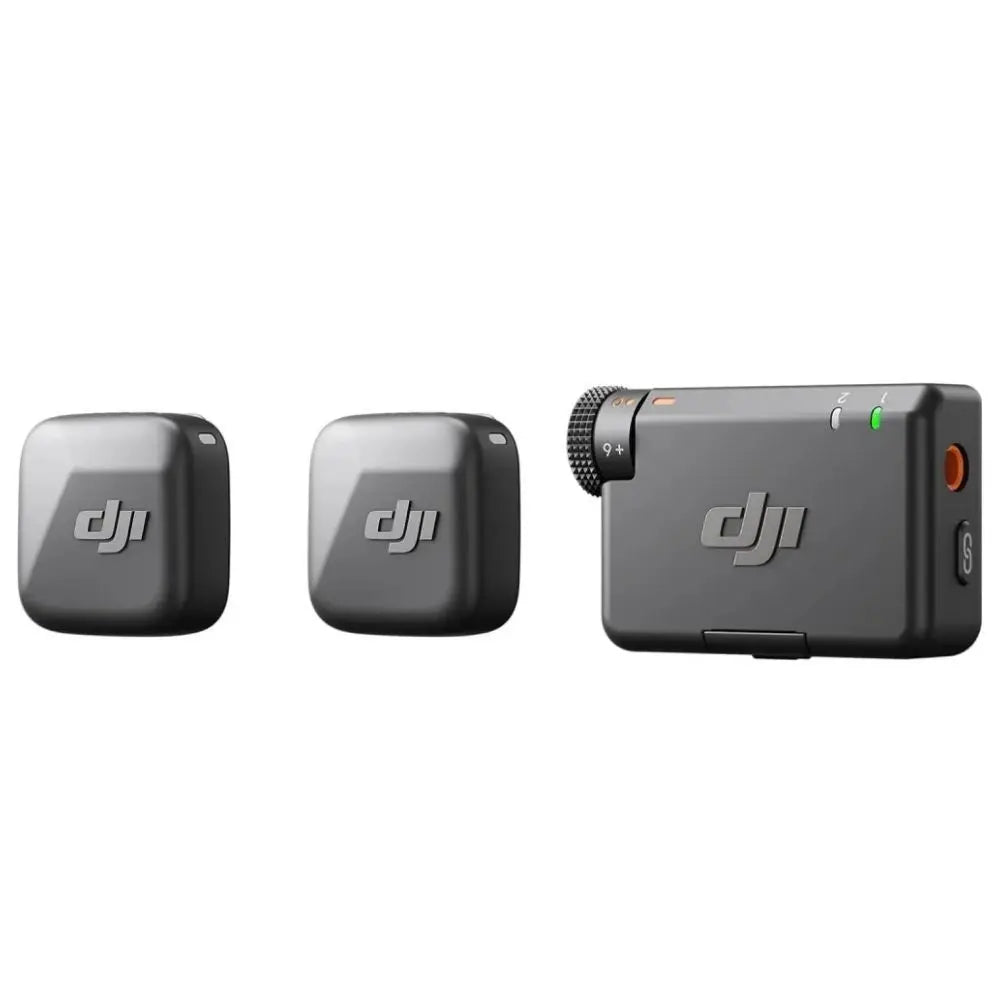DJI Mic Mini (1 TX + 1 RX), Wireless Lavalier Microphone for Iphone/Camera/Android, Ultralight, Detail-Rich Audio, Noise Cancelling, Automatic Limiting, Vlog, Streaming, 400M Transmission