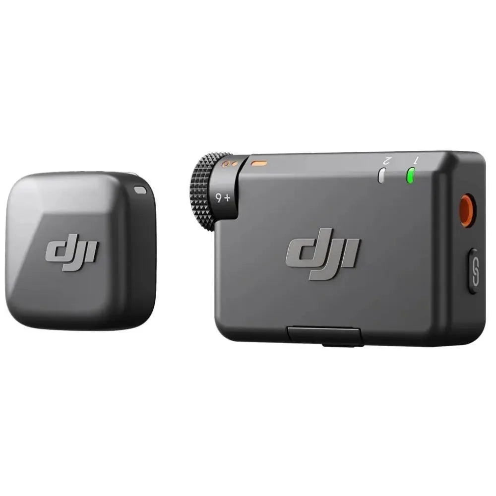 DJI Mic Mini (1 TX + 1 RX), Wireless Lavalier Microphone for Iphone/Camera/Android, Ultralight, Detail-Rich Audio, Noise Cancelling, Automatic Limiting, Vlog, Streaming, 400M Transmission
